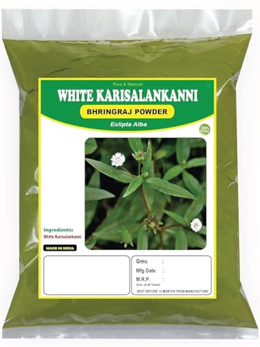 Karisalankanni Bhringraj Powder 50G | Bharangraj | Eclipta Alba Powder For All Types Of Hair,1 Count
