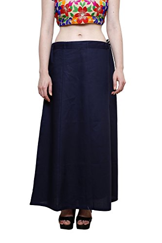 Image of Pistaa's combo of Women's Cotton Best Plain Solid Indian Readymade Inskirt Saree petticoats