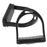 Fabriqués de manière experte : les étriers présentent une surface finement polie et rectifiée, offrant une sensation douce et confortable qui améliore l'expérience de conduite, étriers pour enfants, tapis de selle anglais