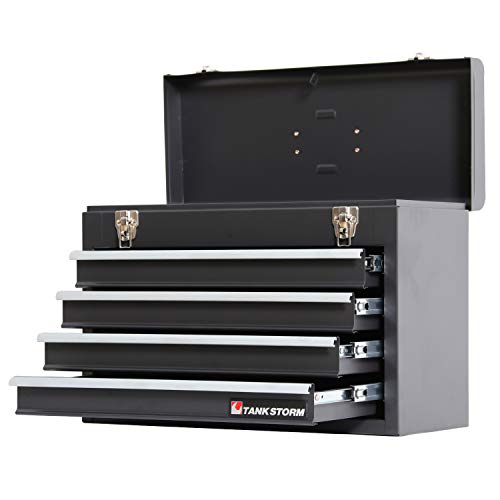 TANKSTORM Portable Steel Tool Chest with Drawers,20.6