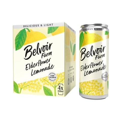 Belvoir Farm Elderflower Lemonade with Low Sugar Cover