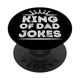 scherzi sul re di papà/papà/papà/scherzi divertenti/festa del papà popsockets popgrip intercambiabile
