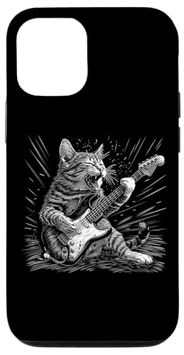 Bass Guitar Cat Jazz Rock Metal Music Blues Kitty �X�}�z�P�[�X iPhone 12/12 Pro �p