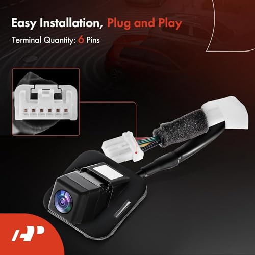 Image of A-Premium Rear View Backup Camera Compatible with Honda | Parking Camera for 2014-2015 Accord Sedan