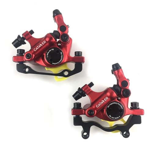 HB-100 Cable Actuated Hydraulic Disc Brake Caliper Front and Rear | Line pulling hydraulic design fits MTB road bike & e-bike; Universal fit for most disc brake systems easy installation product thumbnail 14