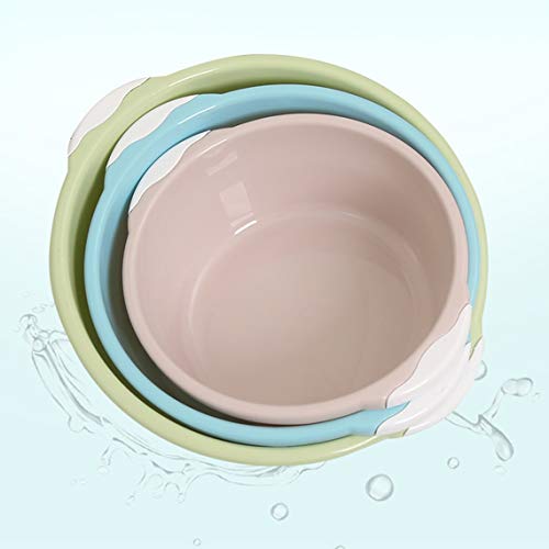 Qiningxia Household Washbasin Plastic Basin Small Thick Round Dish Sink Wash Basin Wash Basin Basin Wash Basin Small Basin, Blue #TOP6