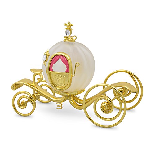 Hallmark Keepsake 2017 Disney Cinderella's Carriage Glass And Metal Christmas Ornament #TOP1