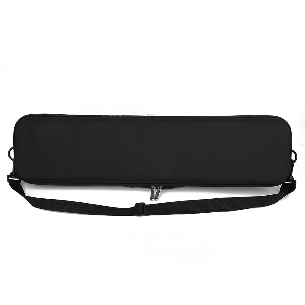 Bolsa de Pesca Portátil Material EVA Duradero a Prueba de Golpes para Cañas de Pescar y Almacenamiento de Aparejos 24,6 X 6,5 X 2,8 Pulgadas (con Correa para el Hombro)