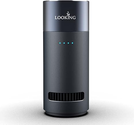 LKT Car Ozone Generator - Remove Smoke Odor from Car, Foul Smell from Bathroom, Odor Eliminator, Portable Ozone Machine, Air Purifier Deodorizer for Home, Office, Smoke, Car, Pet etc.