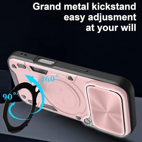 Coque iPhone 17 Pro antichoc avec anneau de support métallique - 6