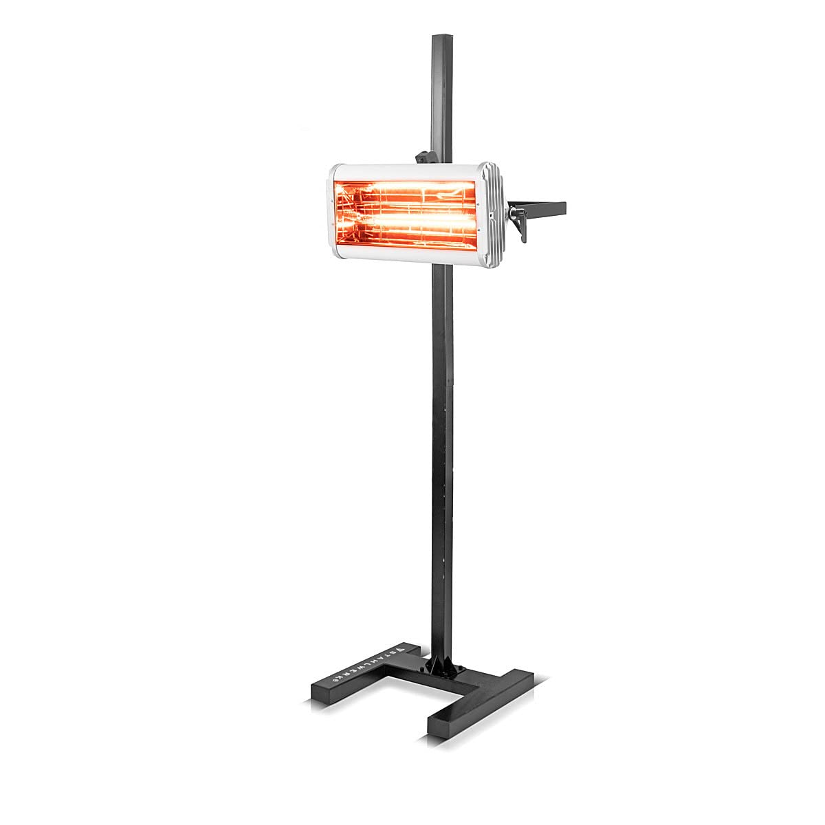 STAHLWERK Infrarot Lacktrockner IL-1200 ST mit 1.200 Watt und Stativ, leistungsstarker Infrarottrockner/IR Strahler/IR Trockner zum professionellen Trocknen von Autolack, Grundierungen uvm.