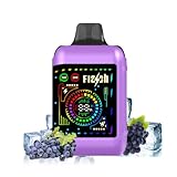 電子タバコ 使い捨て AIVONO Aim Flash 35000回 ベイプ 本体 vape シーシャ 持ち運び 650mAh 充電式 2つのモード ベイプエンジン 禁煙パイポ 禁煙グッズ 水蒸気タバコ 人気 ニコチン タール無し (グレープアイス)