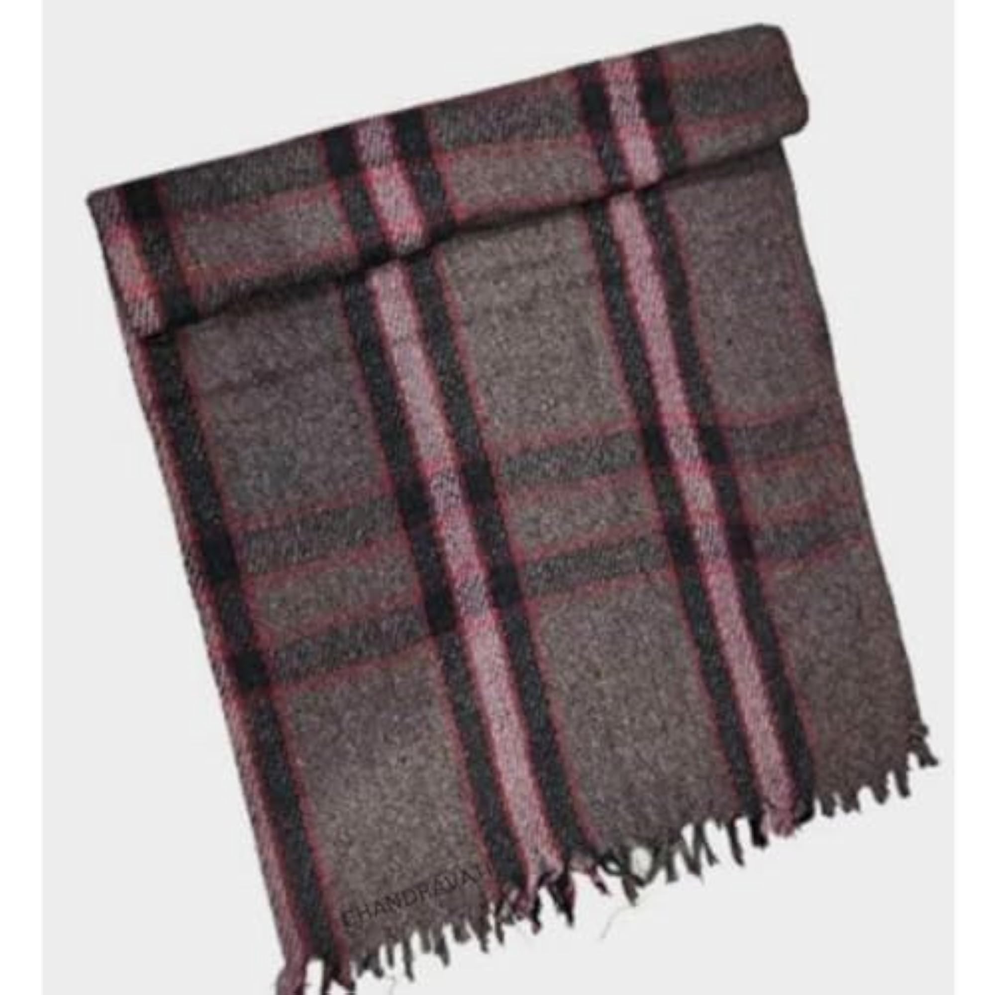 Woolen Acrylic Warm and Comfort Blanket, Reversible