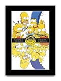 HWC Trading The Simpsons Los Regalos Imprimieron El Cartel Firmado Del Autógrafo Para Los Fans De Los Recuerdos De La Serie De Televisión (ID-004027) - A4 Solo Impresión