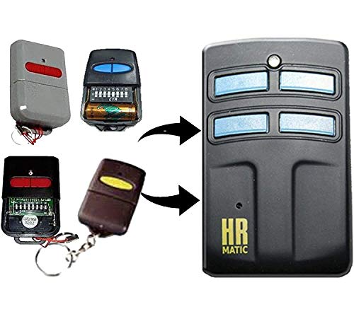 carcasaschulas Mando Duplicador HR Matic 2 Rolling Code, Compatible con ERREKA Kuma Luna Smat Reson 433 868 Codigo Fijo y Variable