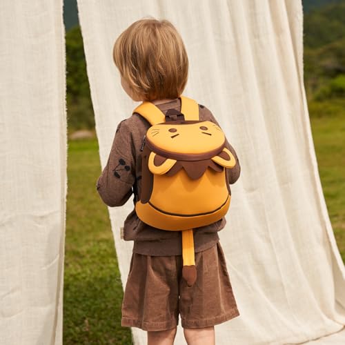 NOHOO Mochila infantil trela mochila infantil com arnês de segurança, mini desenho animado de animal