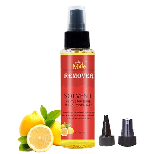 Tape Hair Extension Remover - Lace Glue Remover Spray - Wig Glue remover Solvent for Front Lace wig, Hairpiece & Toupee - Fast Clear Hair glue, Wig Tape & Gentle on Skin No Greasy