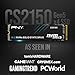 PNY CS2150 1TB Gen5 PCIe NVMe M.2 2280 3D NAND SSD – Up to 10,200/8,300 MBs - PC/Laptop Upgrade, Gaming, Photography, Video Editing, Direct Storage Enabled-Internal Solid-State Drive M280CS2150-1TB-TB