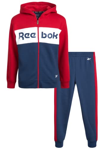 Reebok Boys? Sweatsuit ? Active Fleece Zip Hoodie Sweatshirt and Jogger Sweatpants (4-12), Size 10,