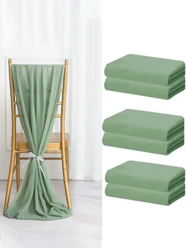 Housse de chaise verticale en mousseline pour masquer le mobilier de fête - 2