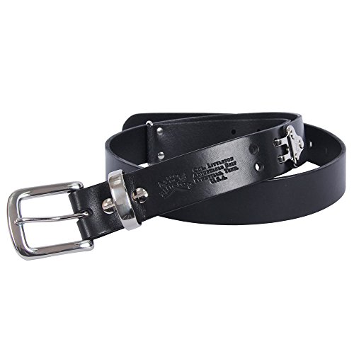 Col. Littleton Leather Adjustable No.4 Belt with Nickel Buckle | Handcrafted in Lynnville, TN USA2