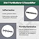 Mellif Akku-Vertikutierer-Lüfter für Makita Akku 18V, 38cm Arbeitsbreite, einstellbare Arbeitstiefe, 45L Fangsack, bürstenloser Motor, klappbar, 2-in-1 Rasenmäher & Lüfter, inkl. Zubehöre (Ohne Akku)