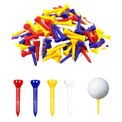 woxueaai 200 Pcs Golf Tees, Golf Accessories 36mm Length Sma