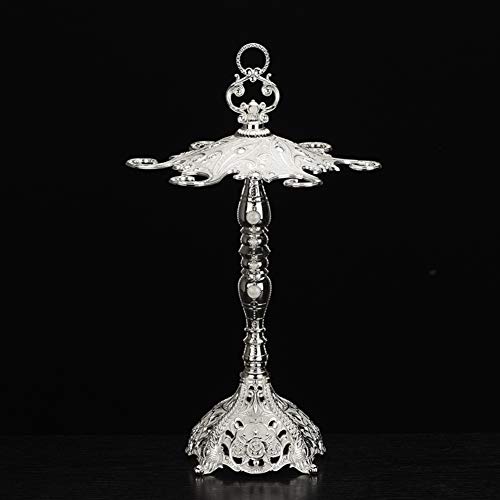Soporte para botellas de vino metal Europeo 39.5 cm alto miniatura 1