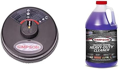 Simpson Cleaning 80165 Scrubber - Limpiador de superficie de acero de 15 pulgadas para máquinas de agua fría + limpiador de limpieza Simpson para