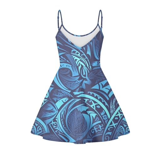 Image of Spaghetti Strap Midi Satin Dresses Summer Sleeveless Sundree Women Girl Beach Party Swing Dress