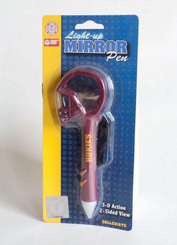 Stylo miroir lumineux pour casque Virginia Tech Hokies parfait sur votre bureau de travail