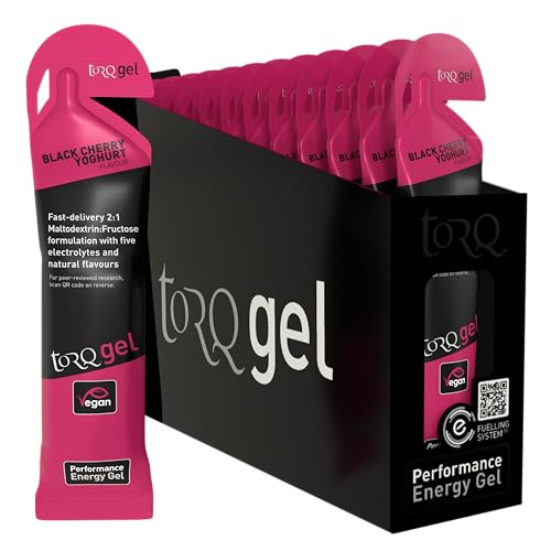 Torq Gel Energético Yogur de Cereza Negra - Deportes, ciclismo, geles...