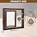 Pet Memorial Frame - Rotating Wooden Picture Frame for 4x6 Photos, Dog Memorial Picture Frame for Loss of Dog or Cat Sympathy Gift, Pet Bereavement Remembrance Picture Frame for Beloved Dog or Cat