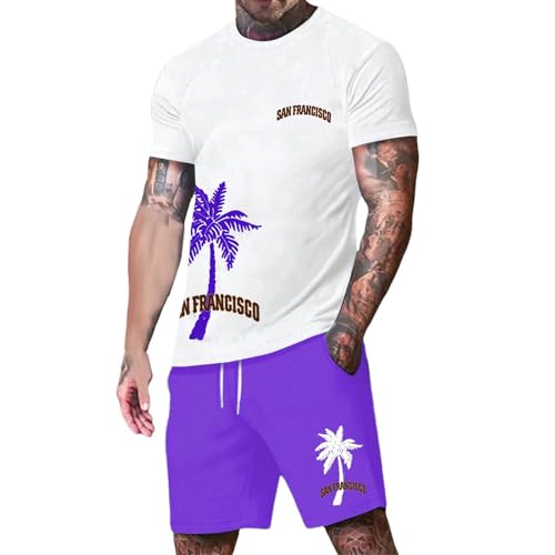 Ensemble de sport violet taille M contre la chaleur estivale