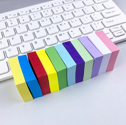 11 pads multicolor sticky notes set assorted bright colors 11-colors mini-sized sticky index tab