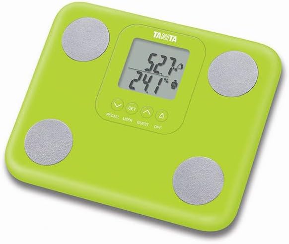 Tanita BC-730 Green Digital Body Composition Scale - Smart BMI & Muscle Mass Measurement - 9 Metrics, 5-User Memory, Compact Lightweight & Accurate Weight Scale for Home - Japan Technology