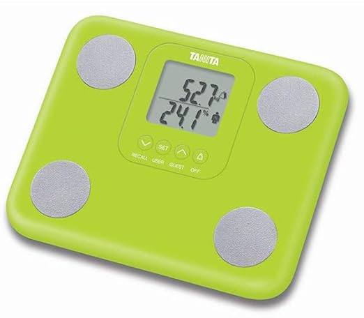 Tanita BC-730 Green Digital Body Composition Scale - Smart BMI & Muscle Mass Measurement - 9 Metrics, 5-User Memory, Compact Lightweight & Accurate Weight Scale for Home - FDA Cleared Japan Technology
