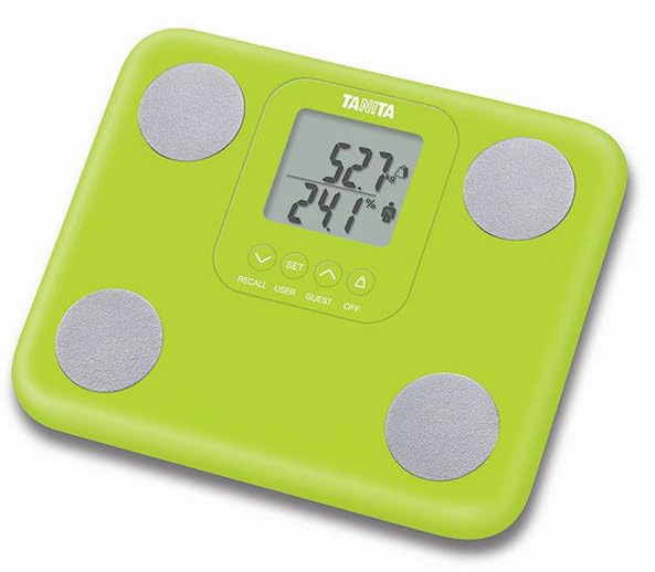 TANITABC-730 Green Digital Body Composition Scale - Smart BMI & Muscle Mass Measurement - 9 Metrics, 5-User Memory, Compact Lightweight & Accurate Weight Scale for Home - Japan Technology