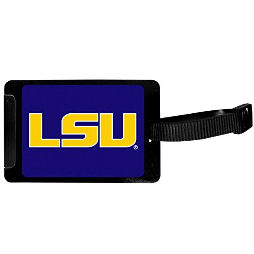 Siskiyou Sports Unisex NCAA LSU Tigers Luggage Tag, Black, 3.25"