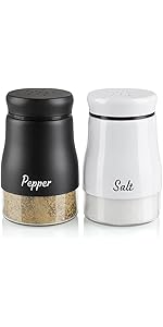 Amazon.com: Salt and Pepper Shakers Set, Bivvclaz 5 Ounce Salt and