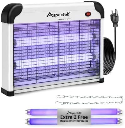 ASPECTEK Electric Bug Zapper, 20W UV Bulbs, Fly, Mosquito, Gnat a...