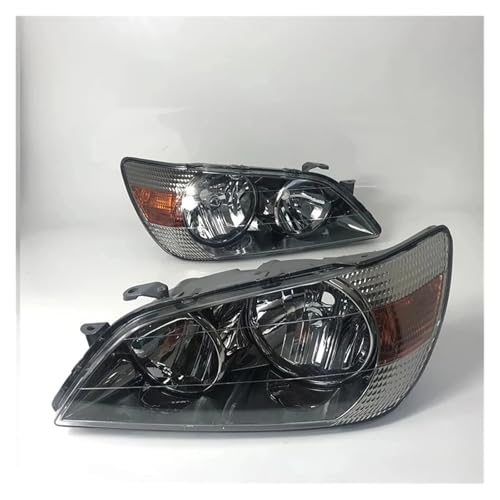 Himwqfuh Faros Delanteros Para Altezza RS200 Para Lexus IS200 (1998 2005) Faro Delantero Con Luz Diurna (DRL) Faro Coche(Pair)