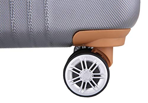 Mala de Viagem de Bordo Athena 10kg Rígida ABS Padrão ANAC com 4 Rodas duplas 360º e Trava de segred