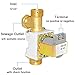 Beduan 12V Plastic Water Electric Solenoid Valve Normally Closed 1/2