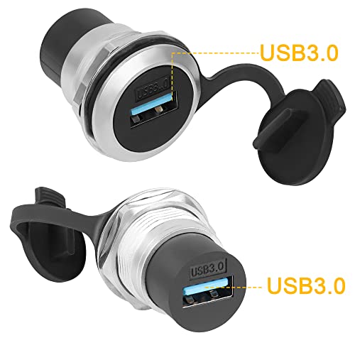 Adaptador USB3.0 panel macho a macho para montaje fijo miniatura 2