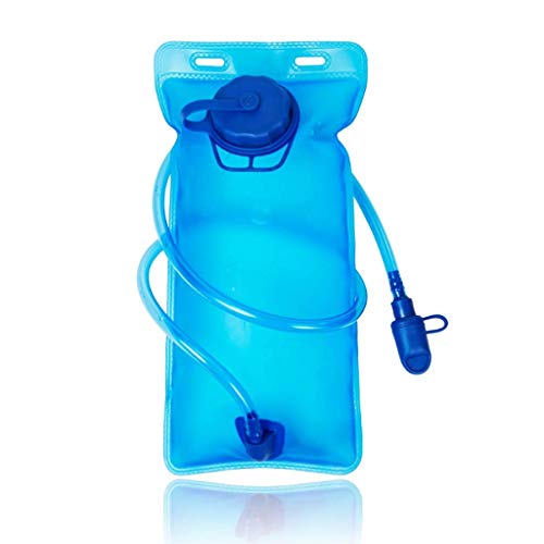 Image of Proberos Premium Anti-Bacteria Material Hydration Upgraded Leak Proof Water Reservoir Hydrating Bladder for Hiking Cycling, Running (Blue, L 13.8'' x W 6.8'')