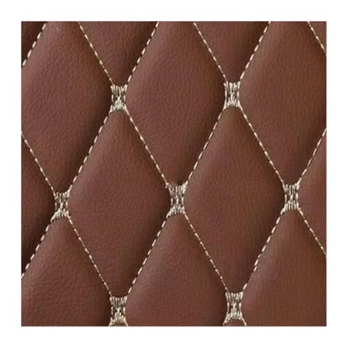 Tapis de coffre pour BMW i3 2013-2018 en cuir marron café sur mesure