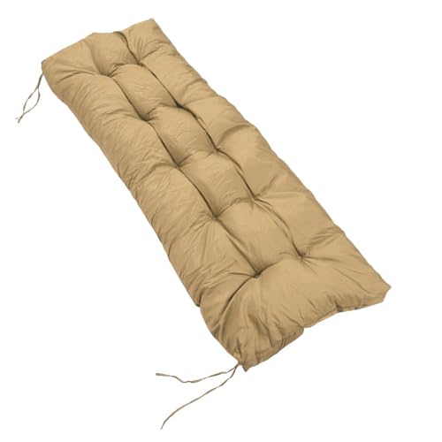 Coussin de banc extérieur étanche 130 x 50 cm pour terrasse balcon