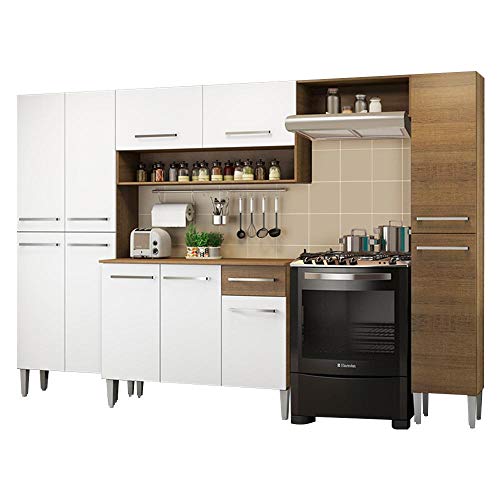 Cozinha Completa Madesa Emilly Hit com Armário e Balcão