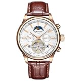 singmay Orologio automatico da uomo a cuore aperto, Colore: bianco., Classico